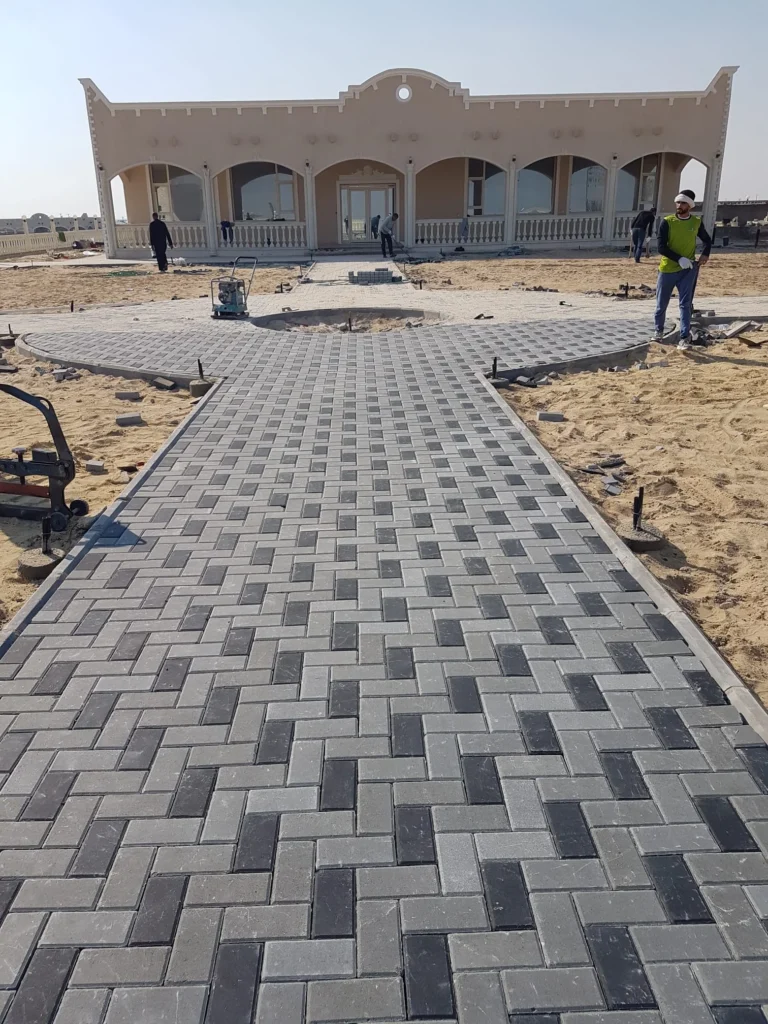 تركيب بلاط أحواش في جدة